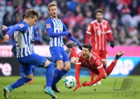 Fussball  1.Bundesliga   Saison 17/18: FC Bayern Muenchen -  Hertha BSC Berlin