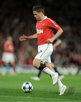 Fussball CHL  Saison 2010/2011:  Michael Owen (Manchester United FC)
