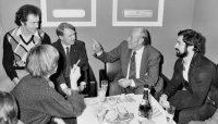 Fussball Beckenbauer, Seeler, Mueller auf der ISPO