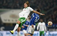 Fussball, 1. Bundesliga  Saison 2014/2015: FC Schalke 04 - SV Werder Bremen