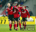 FUSSBALL 1. Bundesliga  Spielszene/Jubel  VfB Stuttgart - Bayer Leverkusen