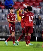 Fussball 1. Bundesliga Saison 21/22: FC Bayern Muenchen -  Hertha BSC Berlin