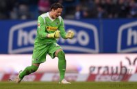 Fussball, 1. Bundesliga  Saison 2014/2015: Hamburger SV - Borussia Moenchengladbach