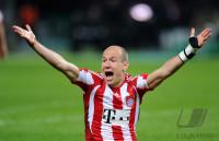Fussball: DFB Pokal Finale: JUBEL Arjen Robben (FCB)