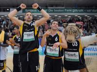 1. Basketball Bundesliga  08/09  Walter Tigers - Artland Dragons