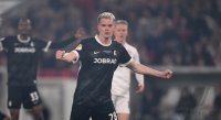 Fussball DFB Pokal  Halbfinale  2025/2026  23.04.2026VfB Stuttgart - SC Freiburg , JUBEL, JUBELT, JUBELN, OPTIMISTISCH, FREUDE, FREUEN, POSITIV, POSITIVE EMOTION, POSITIVE EMOTIONEN,