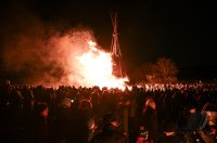 Nikolausfeuer in Hirrlingen (Kreis Tuebingen)