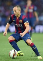 FUSSBALL International 2014/2015: Andres Iniesta (Barca)