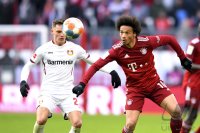 Fussball 1. Bundesliga Saison 21/22: FC Bayern Muenchen - Bayer 04 Leverkusen