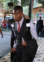 Fussball CHL  Saison 2014/2015: Ankunft FC Bayern Muenchen im Hotel