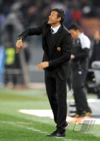 FUSSBALL SERIE A:  Trainer Luis Enrique (AS Rom)
