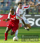 Spielszene FC Bayern Muenchen  -  Bayer Leverkusen