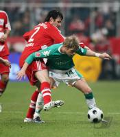 Fussball 1. Bundesliga 07/08  FC Bayern Muenchen  -  SV Werder Bremen