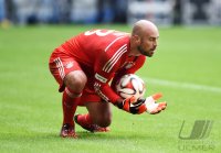 Fussball 1. Bundesliga 2014/2015: Torwart Pep Reina (FC Bayern Muenchen)