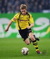 FUSSBALL, 1. BUNDESLIGA, 24. Spieltag: Borussia Dortmund, BLASZCYKOWSKI am Ball