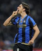 FUSSBALL SERIE A:  JUBEL  Ibrahimovic (Inter Mailand)
