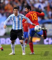 Fussball Nationalmannschaft : Spanien - Argentinien