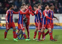 Fussball 1. Bundesliga Saison 14/15: JUBEL FC Bayern Muenchen