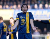 FUSSBALL SERIE A 2013/2014: Luca Toni (Hellas Verona) emotional