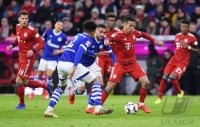 Fussball 1. Bundesliga Saison 18/19: FC Bayern Muenchen - FC Schalke 04