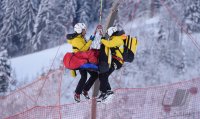 Ski Alpin Kitzbuehel 2016; Abfahrt Training Sturz Florian Scheiber (AUT)