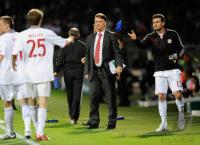 FUSSBALL  International CHL 2009/2010:  Trainer Louis Van Gaal (FC Bayern Muenchen)