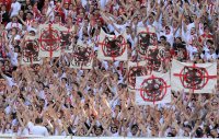 Fussball 1. Bundesliga : FC Bayern Muenchen / TSV 1860 Muenchen Fanprotest