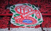 Fussball 1. Bundesliga : 110 Jahre FC Bayern Muenchen; Choreografie der FC B Fans