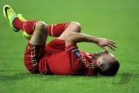 Fussball CHL  Saison 2011/2012: Franck Ribery (FC Bayern Muenchen)