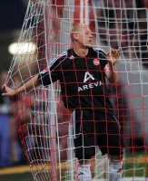 Fussball 1. Bundesliga : Enttaeuschung im TORNETZ Andreas Wolf (1 FC Nuernberg)