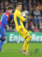 Fussball CHL  Saison 2011/2012:  Torwart Yann Sommer (FC Basel)