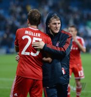 Fussball CHL  Saison 2013/2014: Bastian Schweinsteiger (FC Bayern Muenchen)