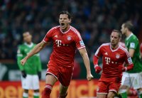 Fussball  1. Bundesliga  13/14: SV Werder Bremen - FC Bayern Muenchen