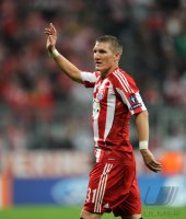 Fussball Champions League  Saison 2010/2011: Bastian Schweinsteiger (FC Bayern Muenchen)