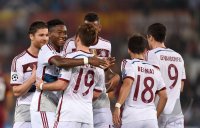 Fussball CHL  Saison 2014/2015: AS Rom - FC Bayern Muenchen