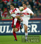 Fussball 1. Bundesliga Bayern-Stuttgart, Zweikampf