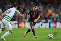 FUSSBALL INTERNATIONAL CHL 12/13: Lionel Messi (Barca)