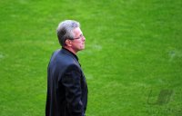 Fussball 1. Bundesliga : Trainer Jupp Heynckes (Bayer 04 Leverkusen)