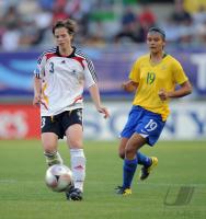 Fussball Frauen FIFA U 20  WM  2008   Viertelfinale  Brasilien - Deutschland