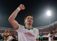 Fussball 1. Bundesliga 13/14:  JUBEL Sebastian Proedl (SV Werder Bremen)