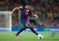 FUSSBALL Primera Division/Super Cup 2012: Alexis Sanchez (Barca)