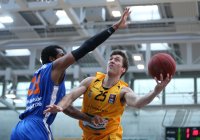 Basketball 1. Bundesliga 15/16 Hauptrunde: Walter Tigers Tuebingen - Mitteldeutscher BC