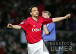 Fussball 2. Bundesliga: Bielefeld - Nuernberg, Jubel n. 2:0