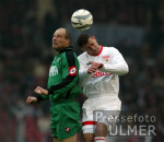 FUSSBALL 1. Bundesliga  Spielszene  Stuttgart - Gladbach