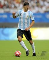 FUSSBALL  Olympia 2008  Peking  Vorrunde Argentinien - Australien