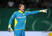 Fussball DFB Pokal, Saison 2011/2012, Halbfinale: Torwart Roman Weidenfeller (Borussia Dortmund)