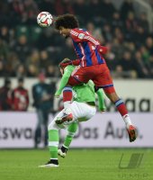 Fussball, 1. Bundesliga  Saison 2014/2015: VfL Wolfsburg - FC Bayern Muenchen