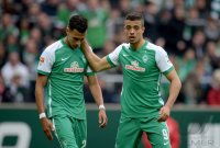 Fussball, 1. Bundesliga  Saison 2014/2015: SV Werder Bremen - Borussia Moenchengladbach