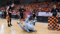 Basketball 1. Bundesliga 14/15 Hauptrunde:  Walter Tigers Tuebingen - ratiopharm Ulm
