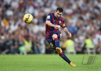 Fussball Primera Division El Clasico 14/15: Lionel Messi (Barca)